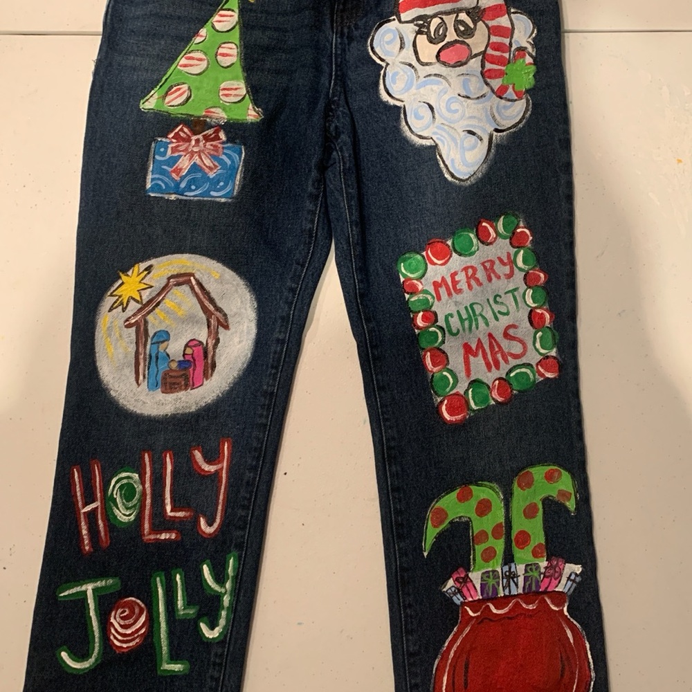 The Children's Place Festive Holiday Jeans - Multicolor